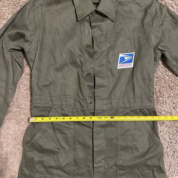Vintage USPS “Military Green” Coveralls 90s size Large - Picture 7 of 13